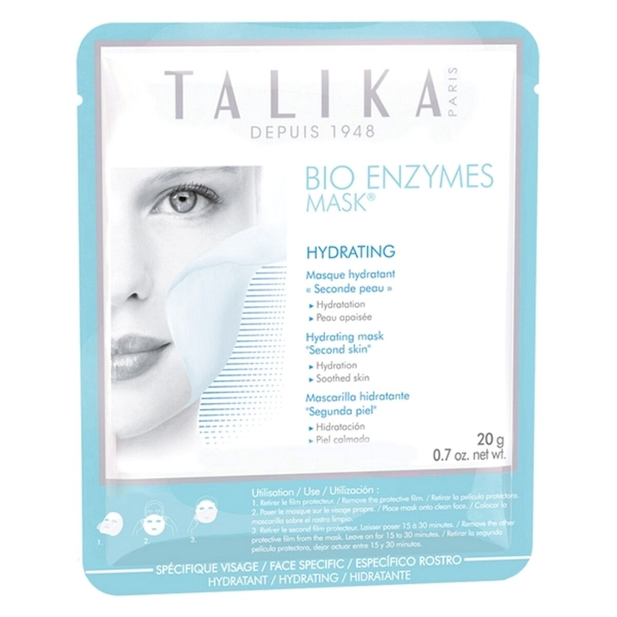 Veido kaukė Talika 20 g